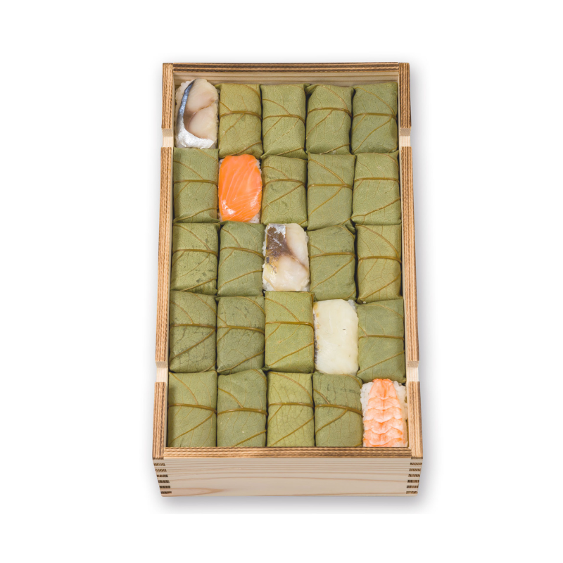柿の葉寿司 5色50個入【二段詰】