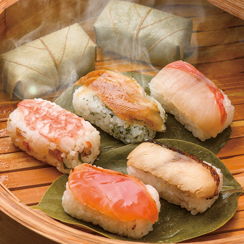 【父の日限定仕様】冷凍 柿の葉寿司5種15個入