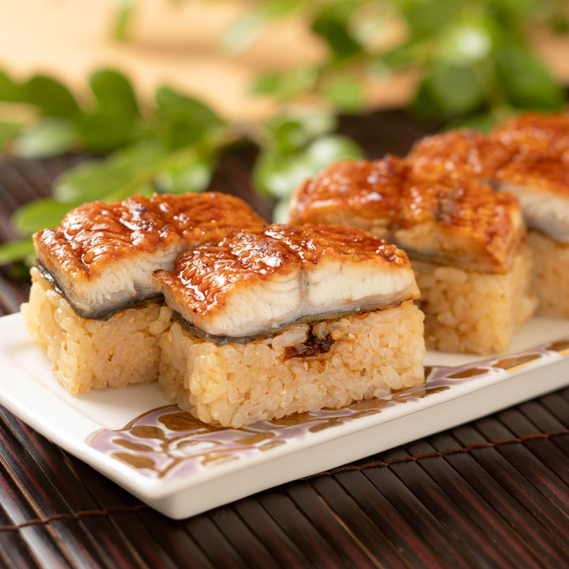 【父の日限定仕様】冷凍 うなぎ鮨と創作あなご棒鮨詰合せ