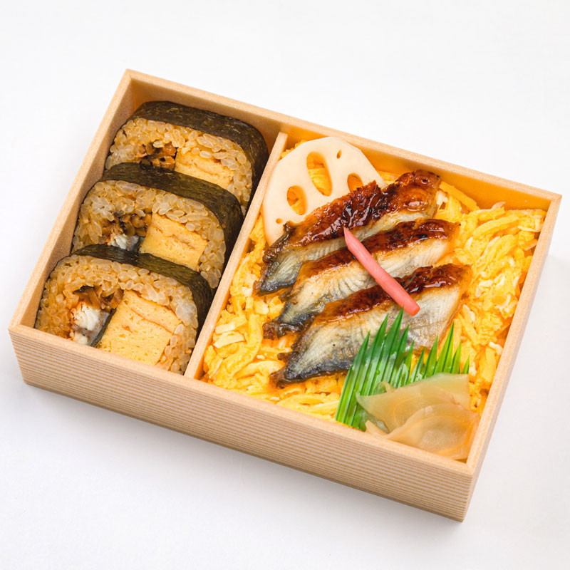 創作うなぎの巻き寿司とちらし寿司(一合)