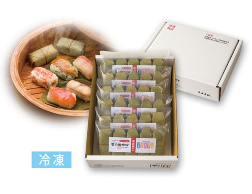 【冷凍】柿の葉寿司5種30個入