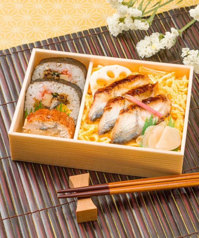 3種類のうなぎのお寿司