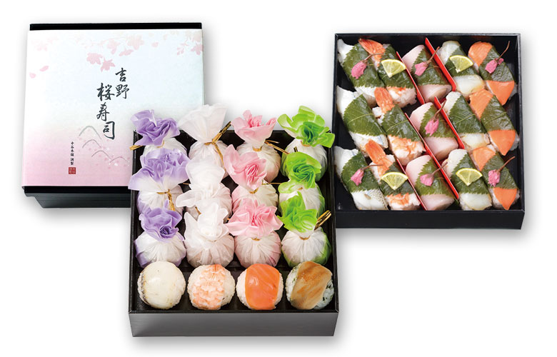 桜寿司詰合せ二段箱画像
