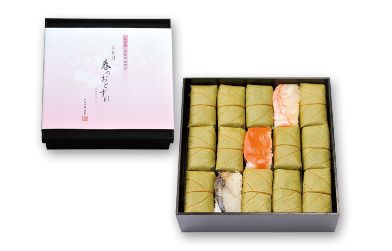 春の柿の葉寿司１５個入箱画像